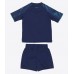 Camiseta Leicester City Segunda Equipación Replica 2025-26 para niños mangas cortas (+ Pantalones cortos)
